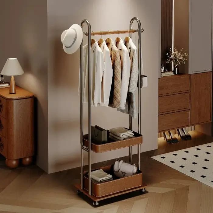 Porte-vêtements design pour salon