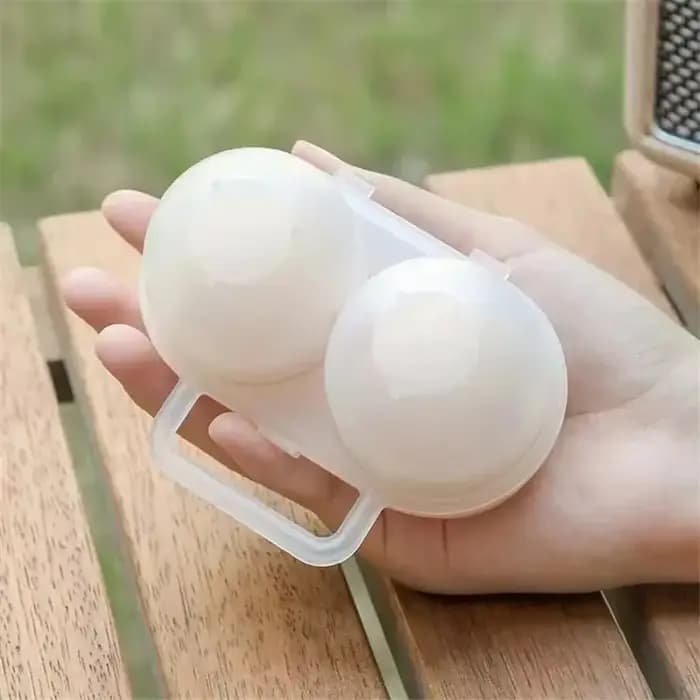 Boîte de rangement portable antichoc en plastique pour œufs
