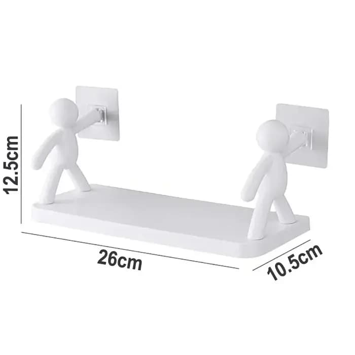 Supports de rangement auto-adhésifs pour shampoing de salle de bain