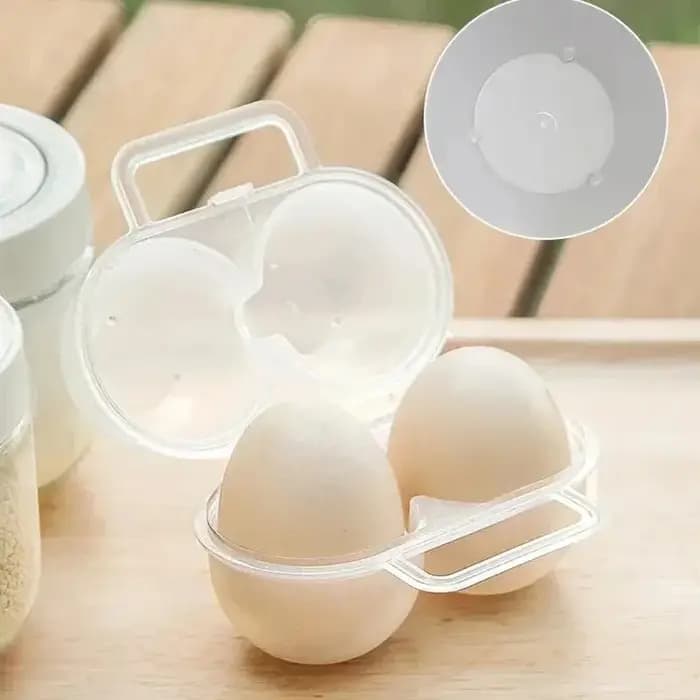 Boîte de rangement portable antichoc en plastique pour œufs