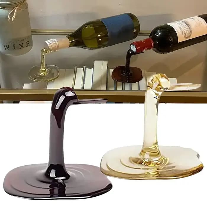 Présentoir de cuisine votre porte-bouteille de vin déversé préféré
