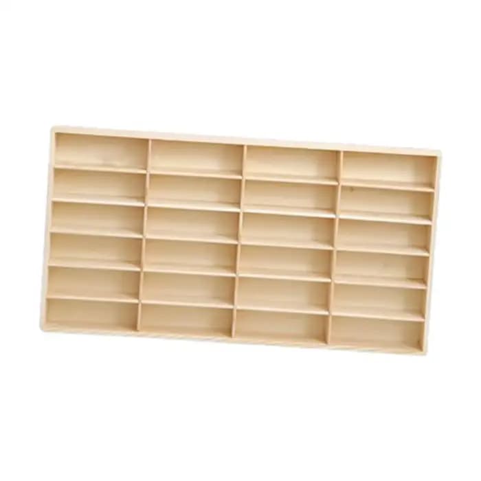 Boîte de séparation de rangement en bois