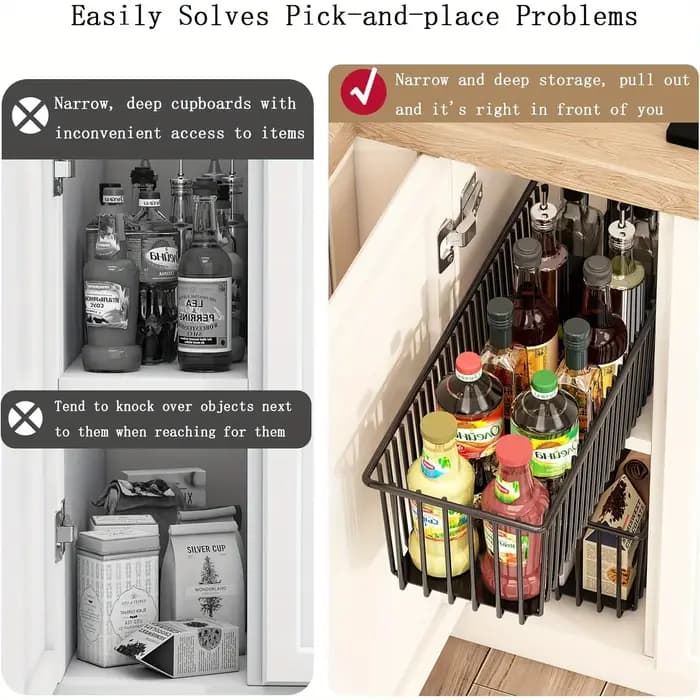 Organisateur d'armoire extractible