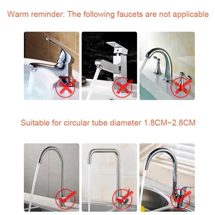 Support de rangement pour robinet de salle de bains