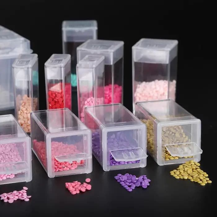 Coffret de rangement de perles de peinture diamant
