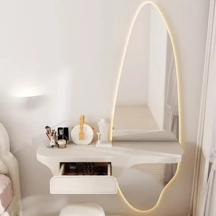 Étagère organisateur Coiffeuse femmes Design maquillage luxe