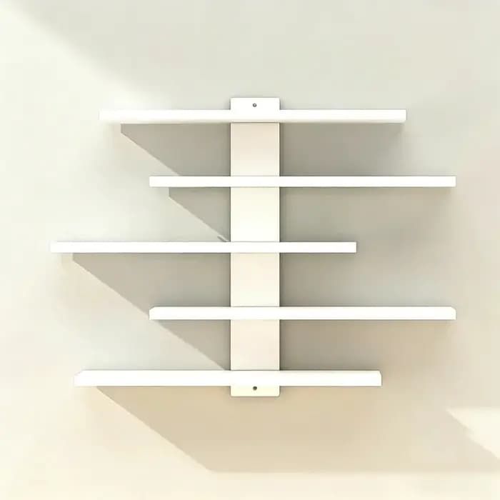 Étagère murale à 5 niveaux pour figurines de blocs de construction - Grande capacité