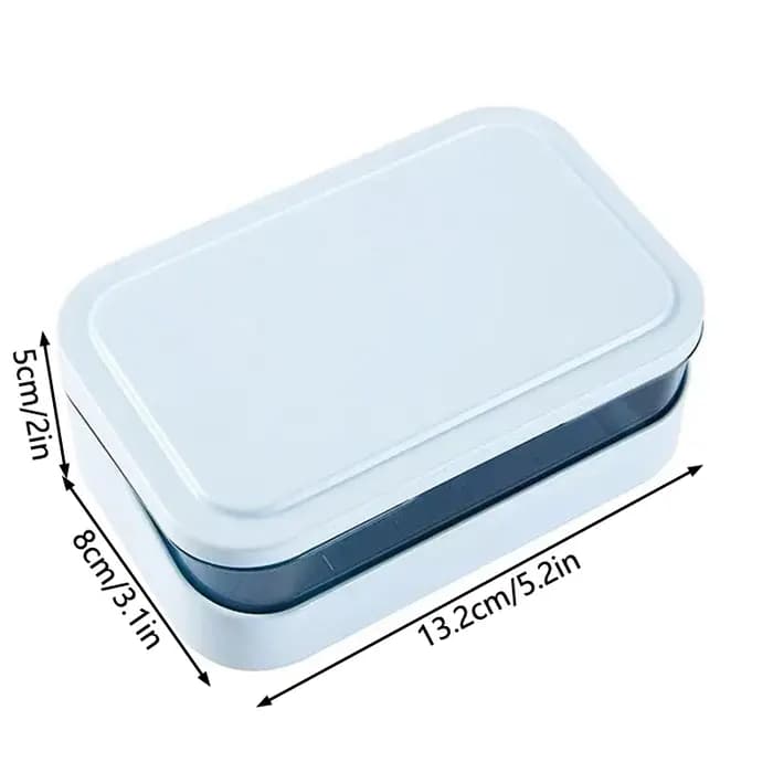Porte-savon de salle de bain avec couvercle