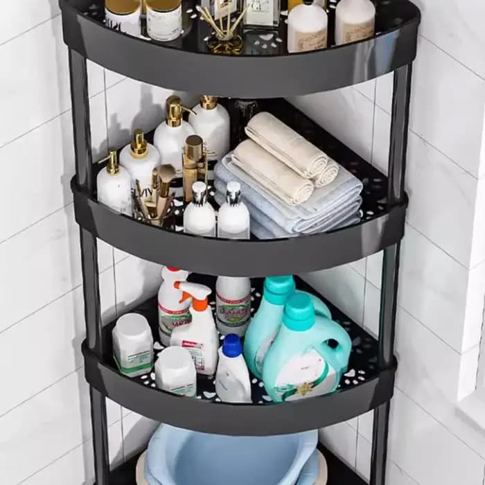 Support de rangement mobile multicouche avec roues pivotantes