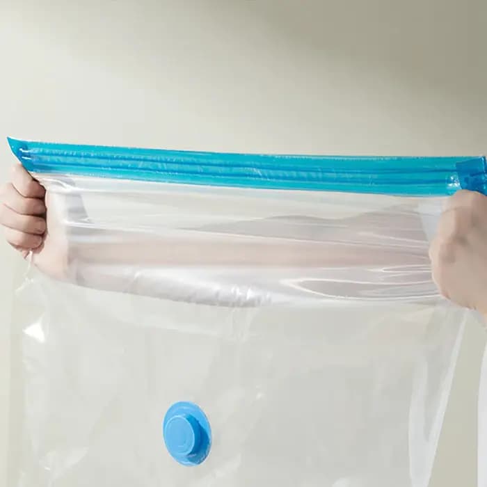 Sac de rangement sous vide pour vêtements, couettes, couvertures, organisateurs d'emballage pour la maison, pompe non incluse