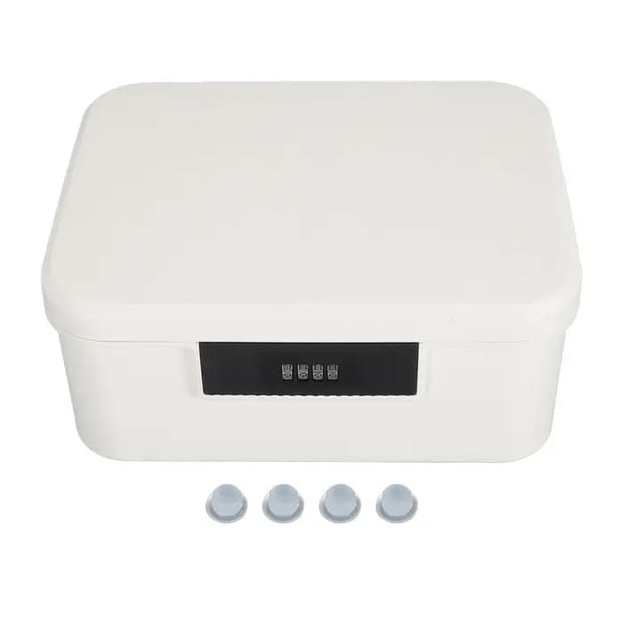 Coffre de rangement verrouillable pour documents, boîte à verrou, mot de passe à double couche, fich