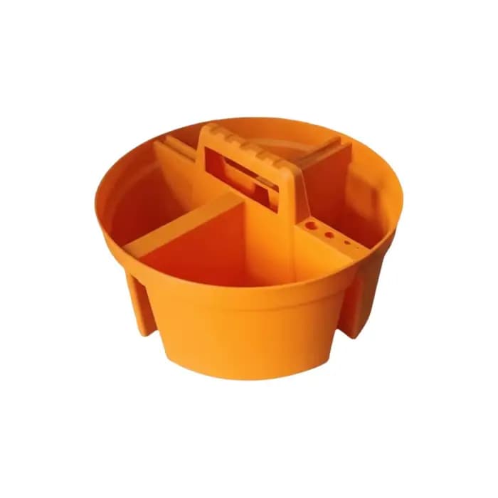 Boîte de rangement en plastique à quatre compartiments