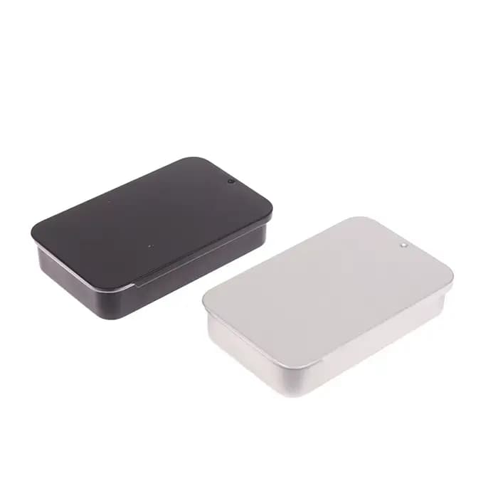 Mini boîte de rangement en fer 80x50x15mm