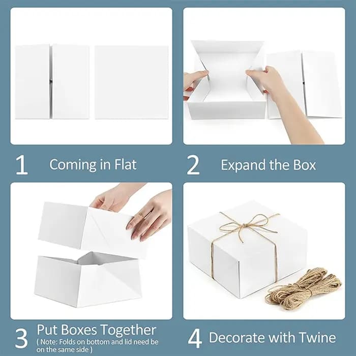TOP! Coffrets cadeaux blancs