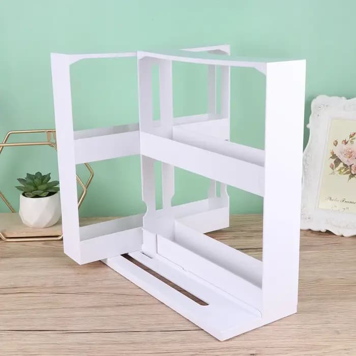 Armoire coulissante de rangement de cuisine à 2 niveaux