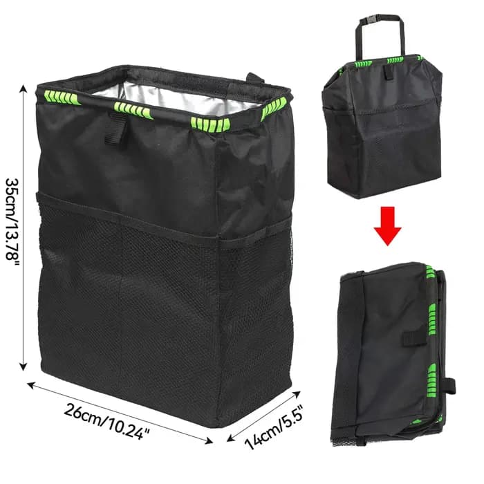 Poubelle de voiture pliable pour rangement intérieur