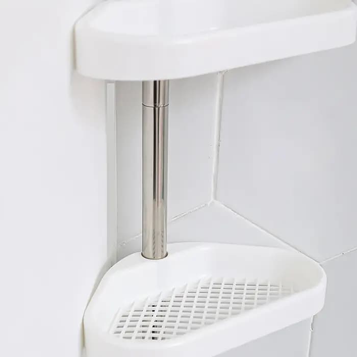 Poteau de Tension de douche d'angle de salle de bains