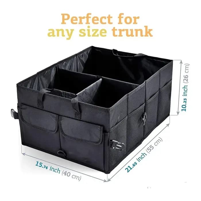 Coffre de Rangement de Voiture de Grande Capacité, Outil de Stockage de Chargement Pliable, Super Du