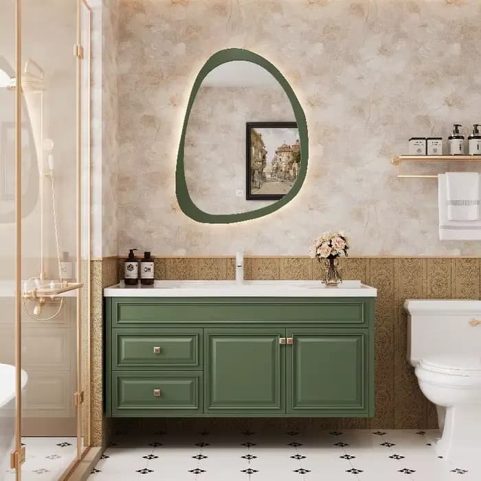 Meuble de Rangement Moderne de Luxe pour Salle de Bain