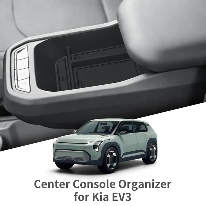 Boîte de rangement pour accoudoir de voiture Kia EV3 2024-2026