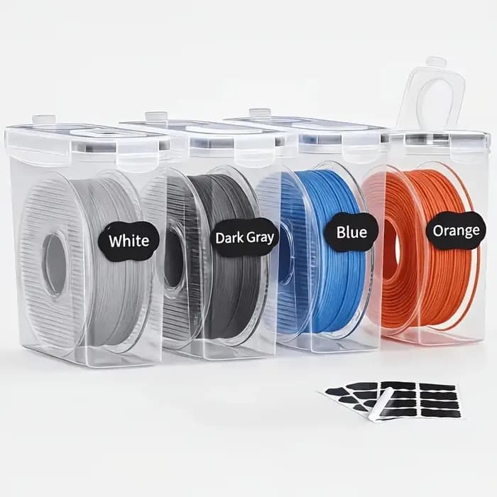 Armoire de séchage pour filament d'impression 3D, étanche à l'humidité, hermétique, transparente, anti-poussière, avec joint d'étanchéité pour atelier