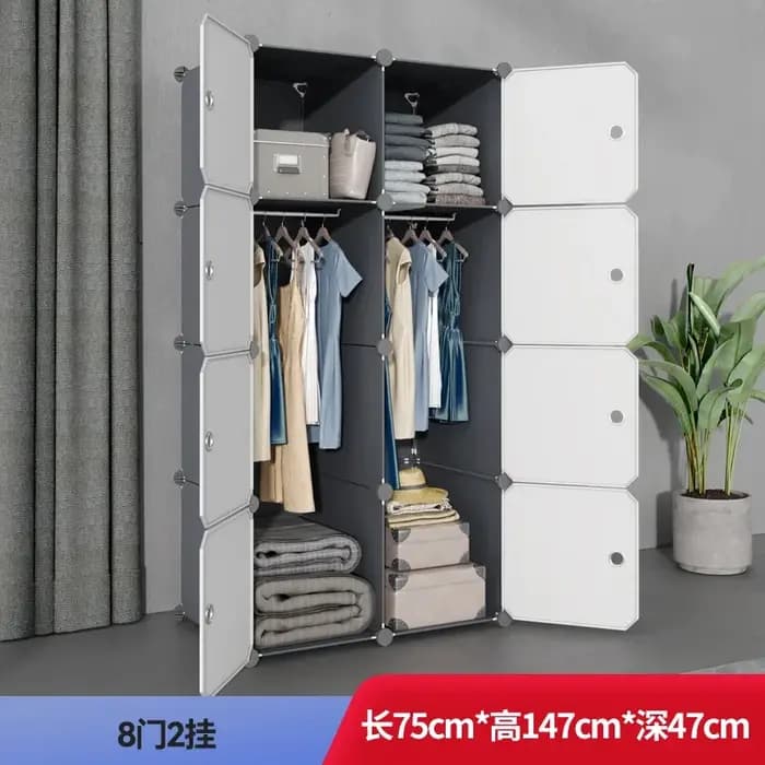 Armoire compacte moderne et peu encombrante