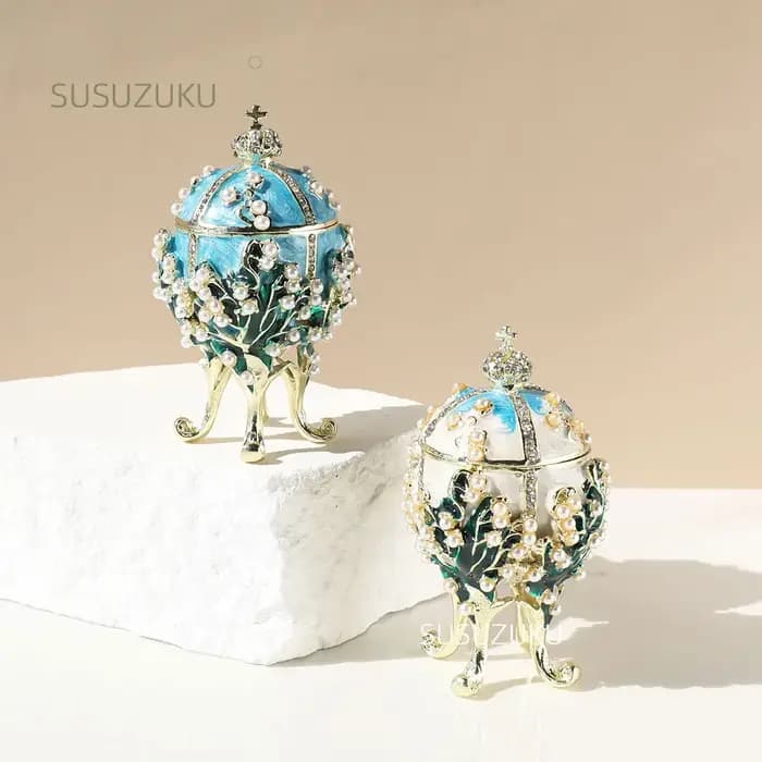 Faberge Egg – boîte à bijoux classique Vintage