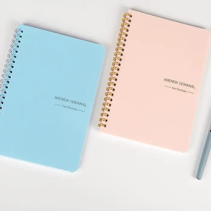 A5 Agenda planificateur anglais carnet