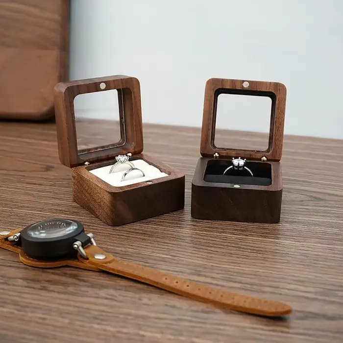 Boîte à bijoux pour cadeaux de fiançailles