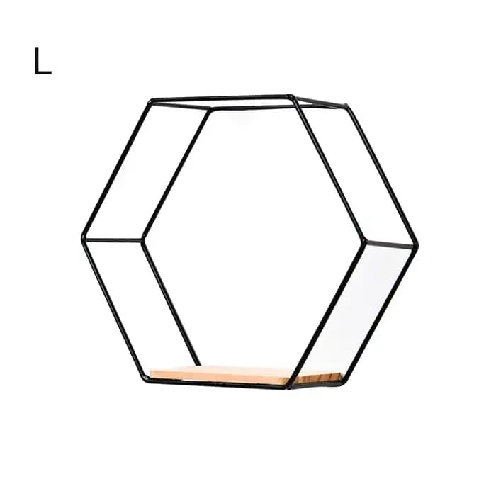 Étagères Murales Flottantes Hexagonales T1