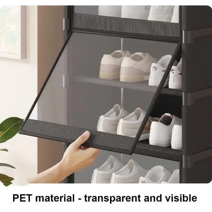 Étagère à chaussures-armoire de rangement à chaussures organisateur de chaussures Vertical pour placard entrée coin chambre-épilable bricolage étagère à chaussures étroite
