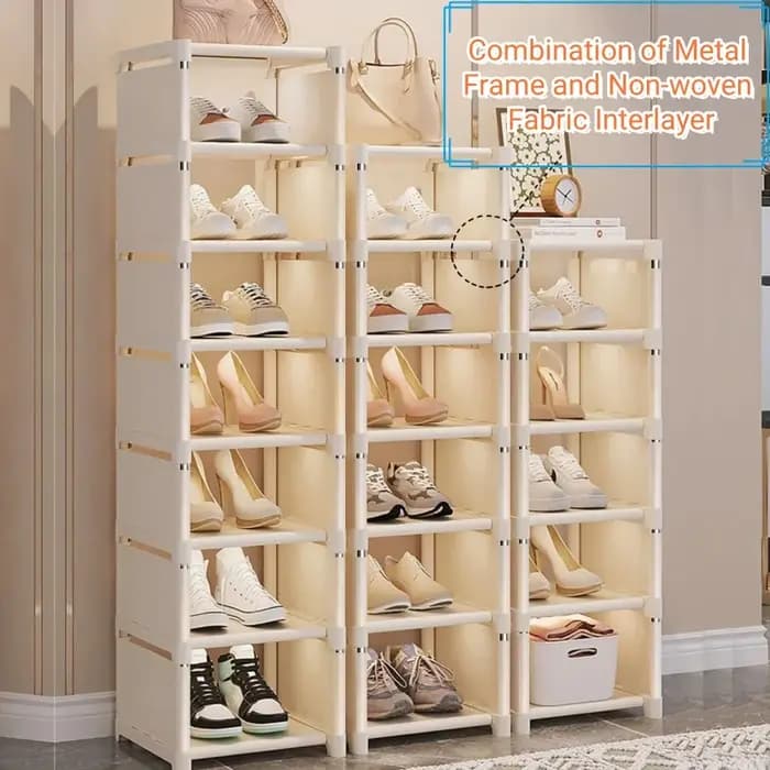 Organisateur de rangement pour chaussures multicouche à 8 niveaux
