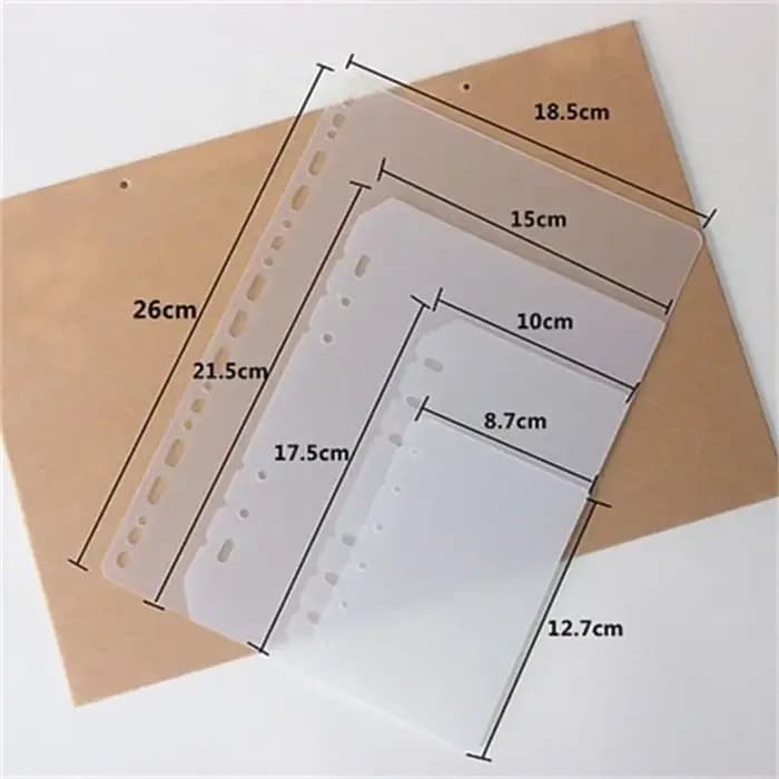 Classeur de papier intérieur pour agenda A5 horizon A7 B5 A4