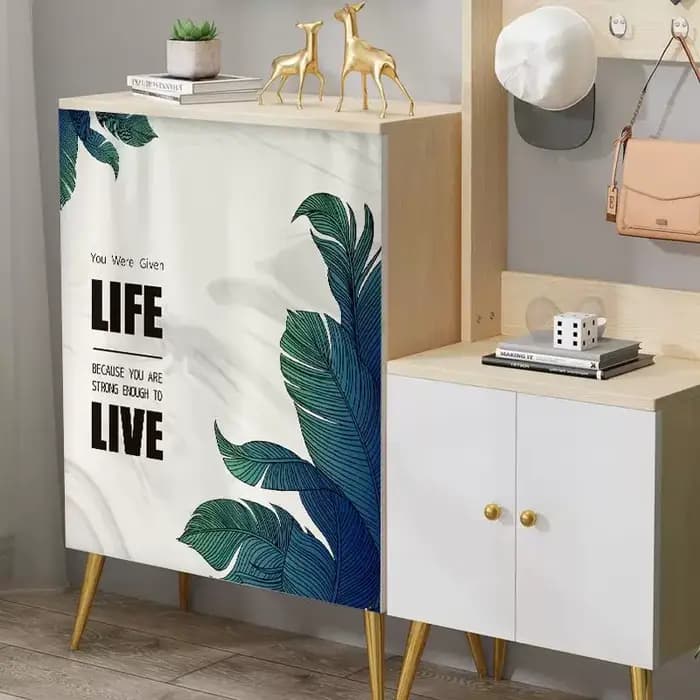 Rideau de protection moderne VIKAMA pour armoire, meuble à chaussures, penderie, rideau anti-poussiè