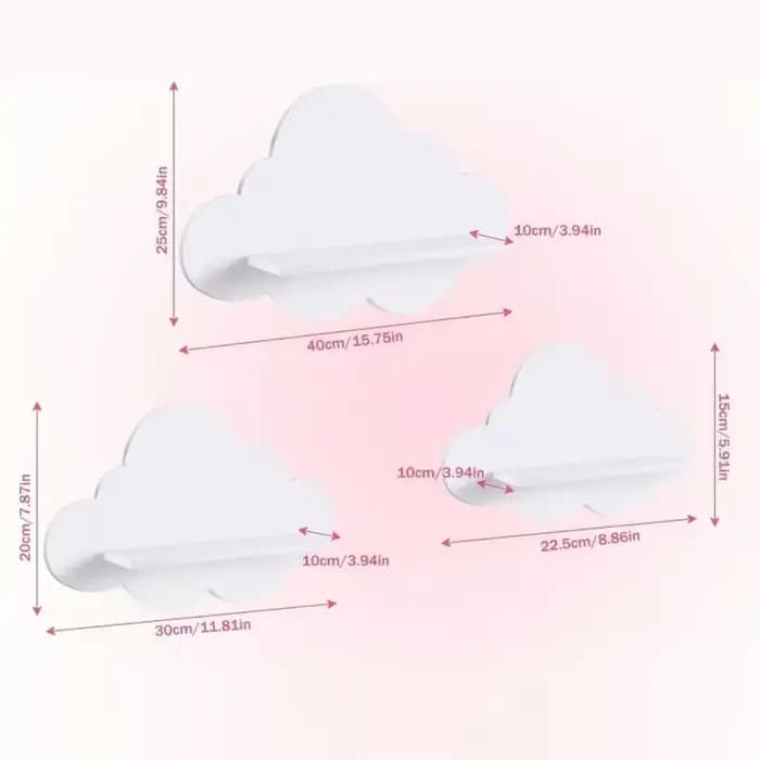 Étagères flottantes mignonnes