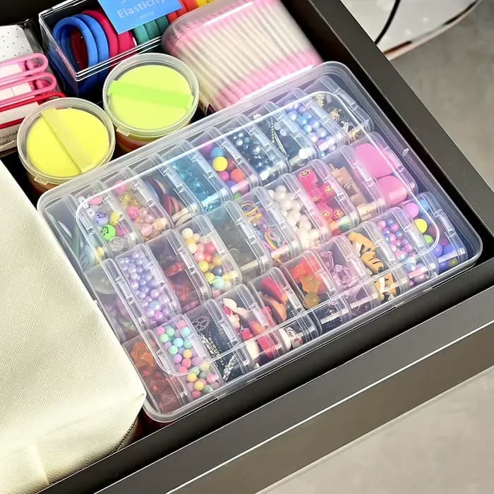 Boîte de rangement multifonctionnelle pour broderie diamant DIY