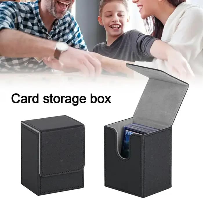 Boîte de collecte de jeu en PU MTG, porte-carte à collectionner, organisateur de jeu de collection, boîte de rangement, boîte-cadeau, conteneur pour femmes et hommes
