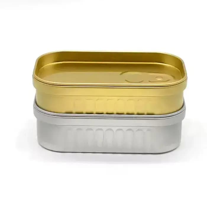 Lot de 5 boîtes de conserve vides pour sardines