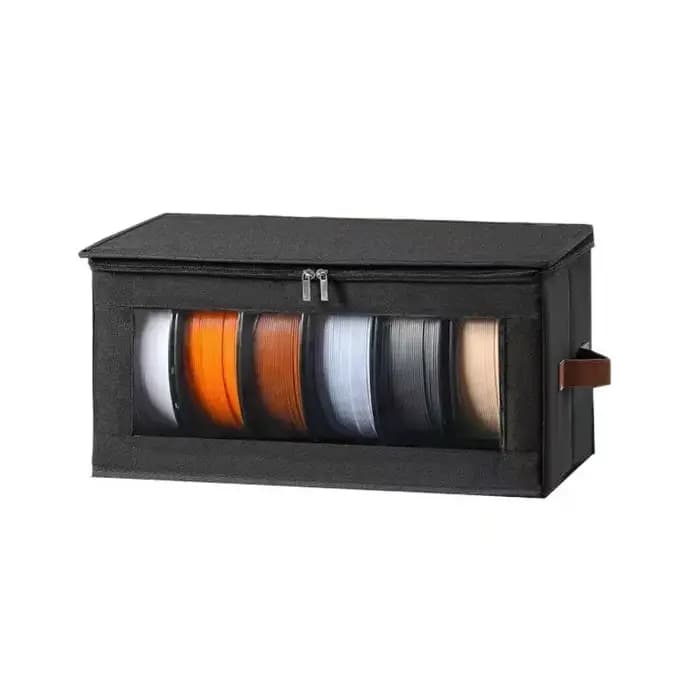 Boîte de rangement spéciale pour consommables d'impression 3D, boîte de rangement pour fils entièrement scellée à double fermeture éclair, dédiée aux studios d'impression 3D