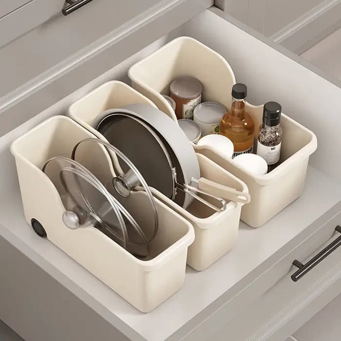 Mallette de Rangement avec Roulettes pour Cuisine