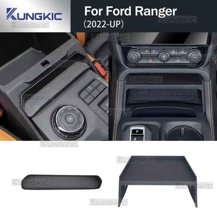 Boîte de rangement centrale pour Ford Ranger T9 2022 2023 2024 2025