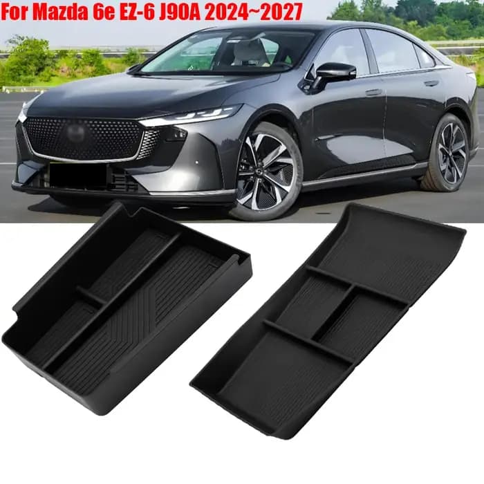 Boîte de rangement de voiture pour Mazda 6e EZ-6 J90A 2024 ~ 2027
