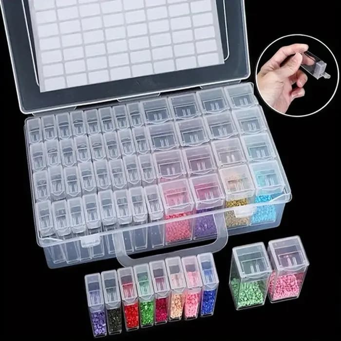Coffret de rangement de perles de peinture diamant