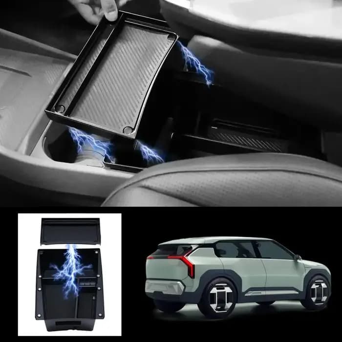 Boîte de rangement sous accoudoir pour voiture