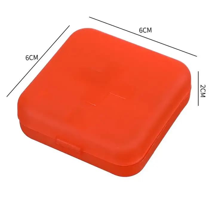 Boîte à pilules en plastique étanche, 4 grilles, boîte de rangement, hebdomadaire, évaluation, voyage, médecine, conteneur, boîtes, porte-vitamine
