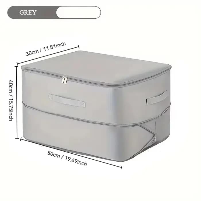 Sac de rangement auto-compressible robuste, organisateur portable pour vêtements, couvertures et édredons, idéal pour l'organisation du placard