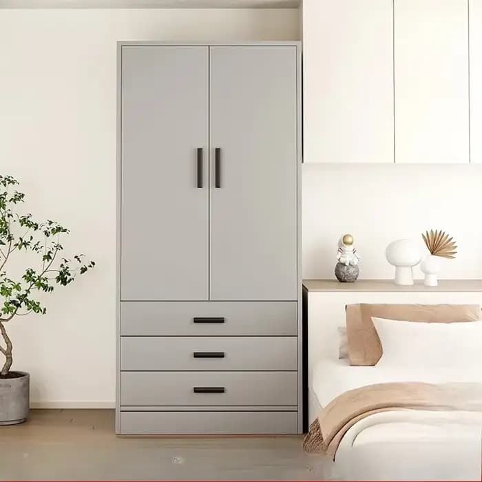 Armoire de Rangement Simple en Tissu pour Chambre d'Enfant