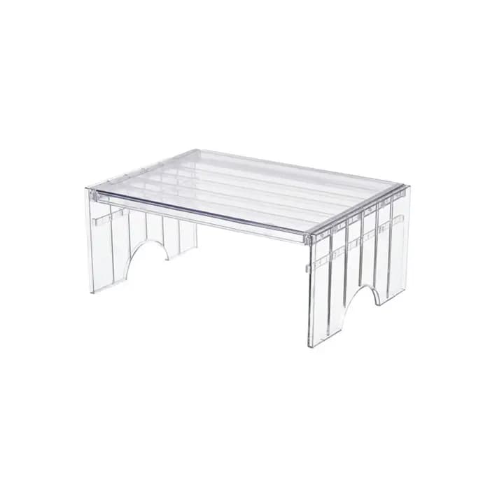 Étagère de réfrigérateur extensible et détachable, 2 niveaux de hauteur, séparateur empilable en cou