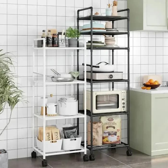 Support de rangement au sol multicouche de cuisine