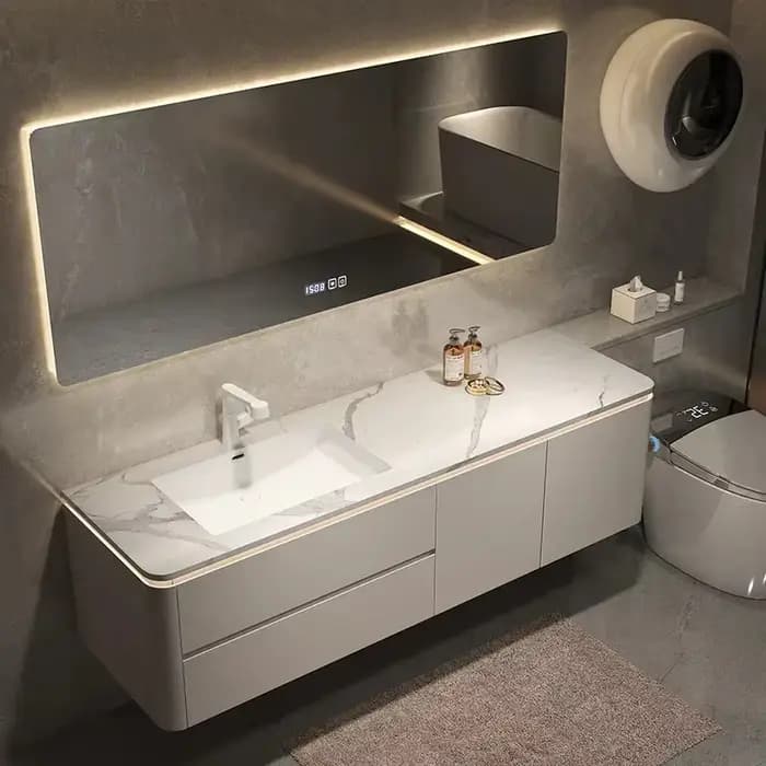 Meuble de salle de bain de luxe en bois